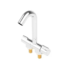 TREM Aqua Robinet d'eau froide/chaude en laiton chromé