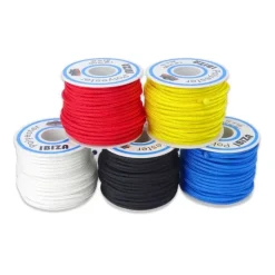 TREM Garcette en tresse polyester uni Ø 2 mm