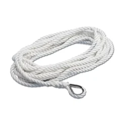 TREM Pack d'amarre épissé & cossé 3 torons | Blanc