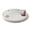 TREM Plateau de table rond en ABS Blanc | ⌀ 60 cm