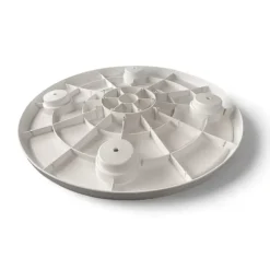 TREM Plateau de table rond en ABS Blanc | ⌀ 60 cm