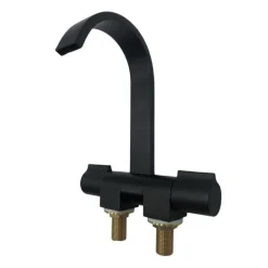 TREM Robinet mélangeur Black Line | rabattable