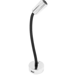 TREM Spot LED articulé avec prise USB