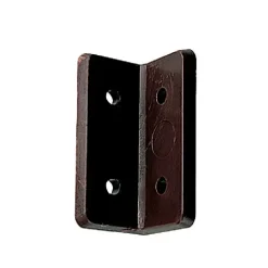 TRIGANO Lots de 10 équerres plastique 39 x 19 mm
