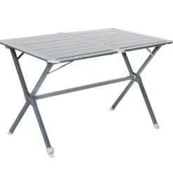 TRIGANO Table à clayettes aluminium 115 cm