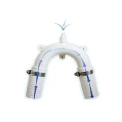 TRUDESIGN Coude anti-siphon MM blanc