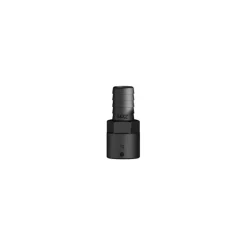 TRUDESIGN Raccord FM fileté cannelé noir BSP