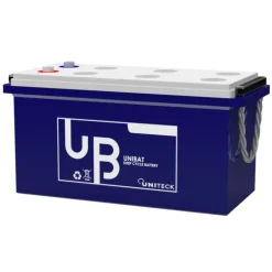 UNITECK Batterie GEL UNIBAT 220.12 | 220Ah