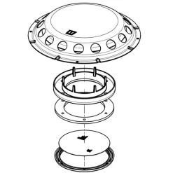 VETUS Aérateur UFO | noir