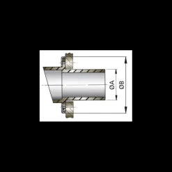 VETUS Sortie d'échappement EPDM