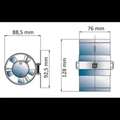 VETUS Ventilateur-extracteur | ø 76 mm
