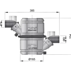 VETUS Waterlock NLP 15 à 120 CV