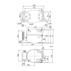 VITRIFIGO Groupe froid BD35F Horizontal