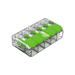WAGO 221 Green 5 entrées | pack de 10