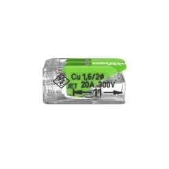 WAGO 221 Green 5 entrées | pack de 10