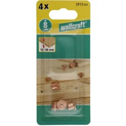 WOLFCRAFT Centreurs pour chevilles | ø 8 mm